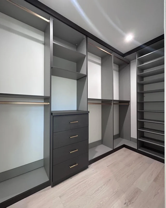 Sleek. Modern. Organized. ✨ This custom closet is designed for effortless style and maximum functionality. Ready to transform your space? Let’s make your dream closet a reality! 

For inquiries: 📞407-863-2122

#ClosetGoals #CustomStorage #LuxuryClosets #CDG #winterparkfl #interiordesign #Customclosets #luxuryhomes #organized